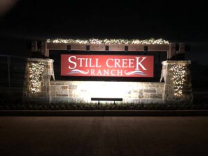 Custom LIT Garland and Sprays for your HOA