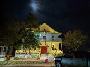 Commercial Holiday Lights installation at town centers